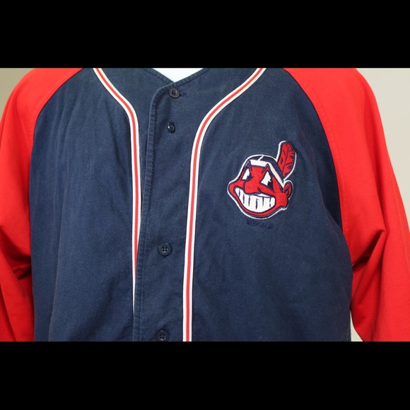 Vintage Cleveland Indians Button up - Picture 3 of 4